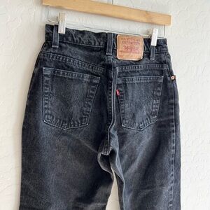 Vintage Levi’s 551 Relaxed Fit Tapered Leg Jean Faded Black